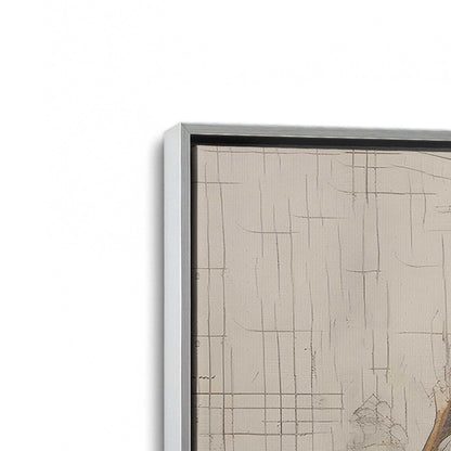 [Color:Polished Chrome], Picture of art in a Polished Chrome frame at an angle