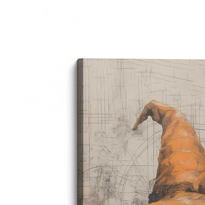 [Color:Stretched Canvas], Picture of the corner of the art