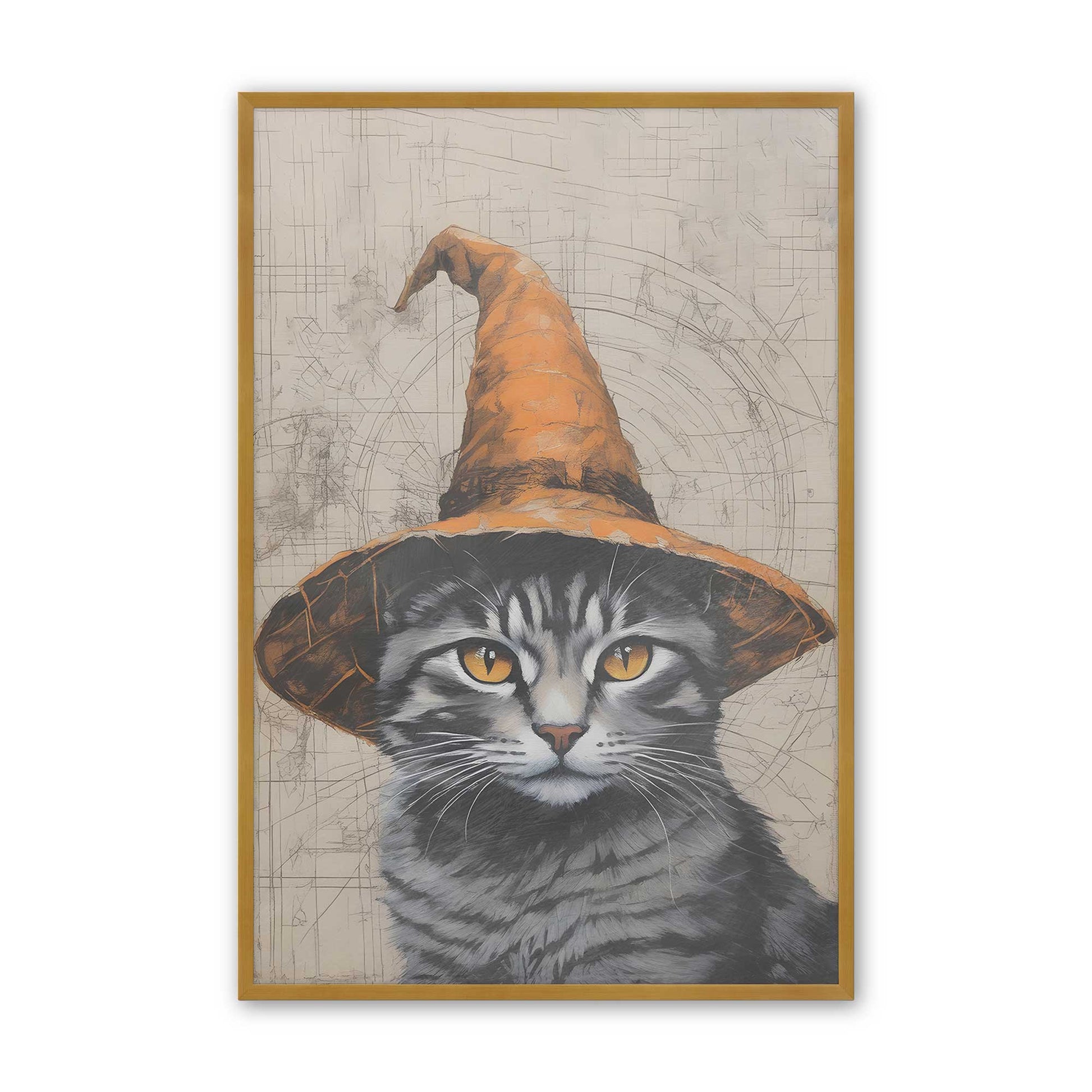 [Color:Polished Gold], Picture of art in a Polished Gold frame