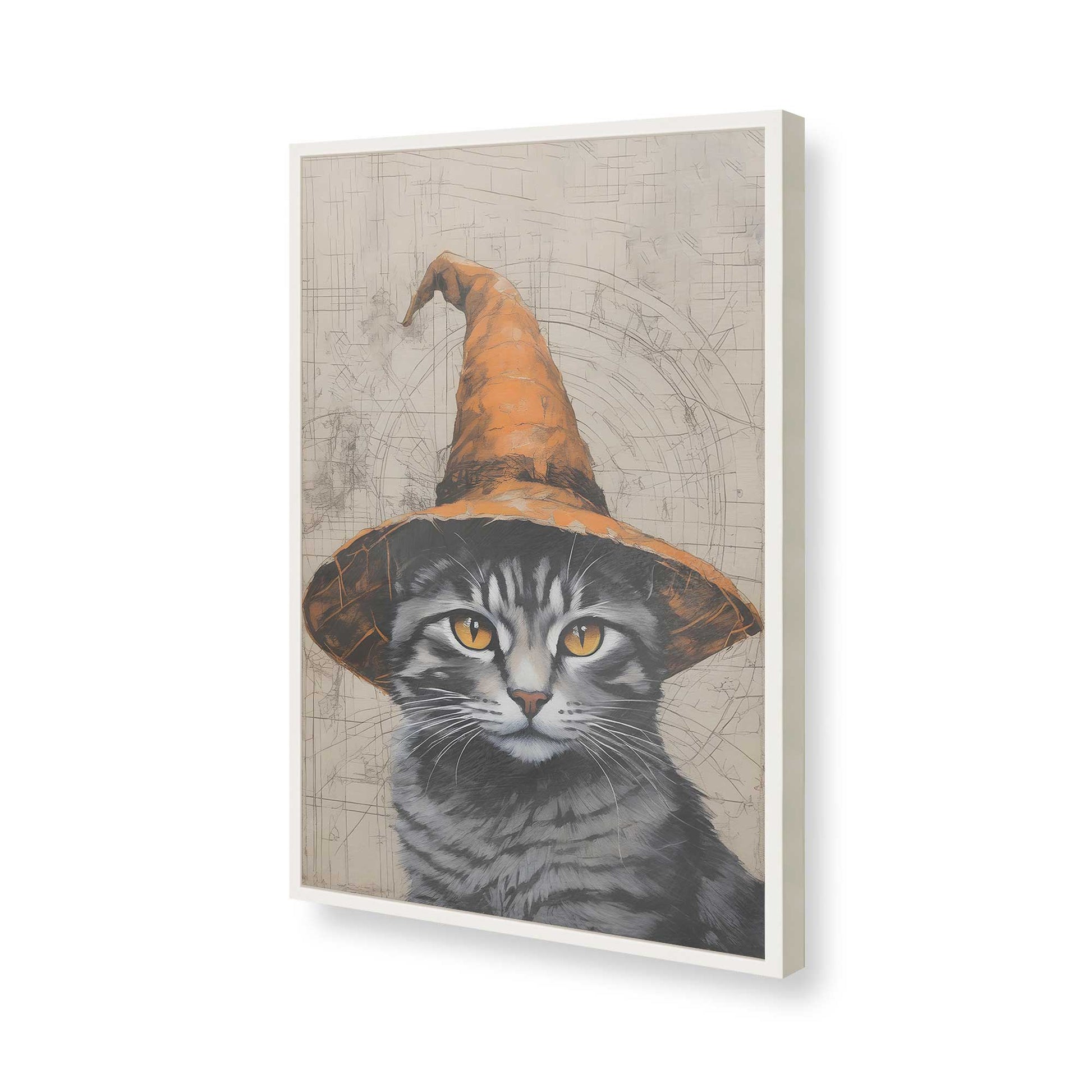 [Color:Opaque White], Picture of art in a Opaque White frame of the corner