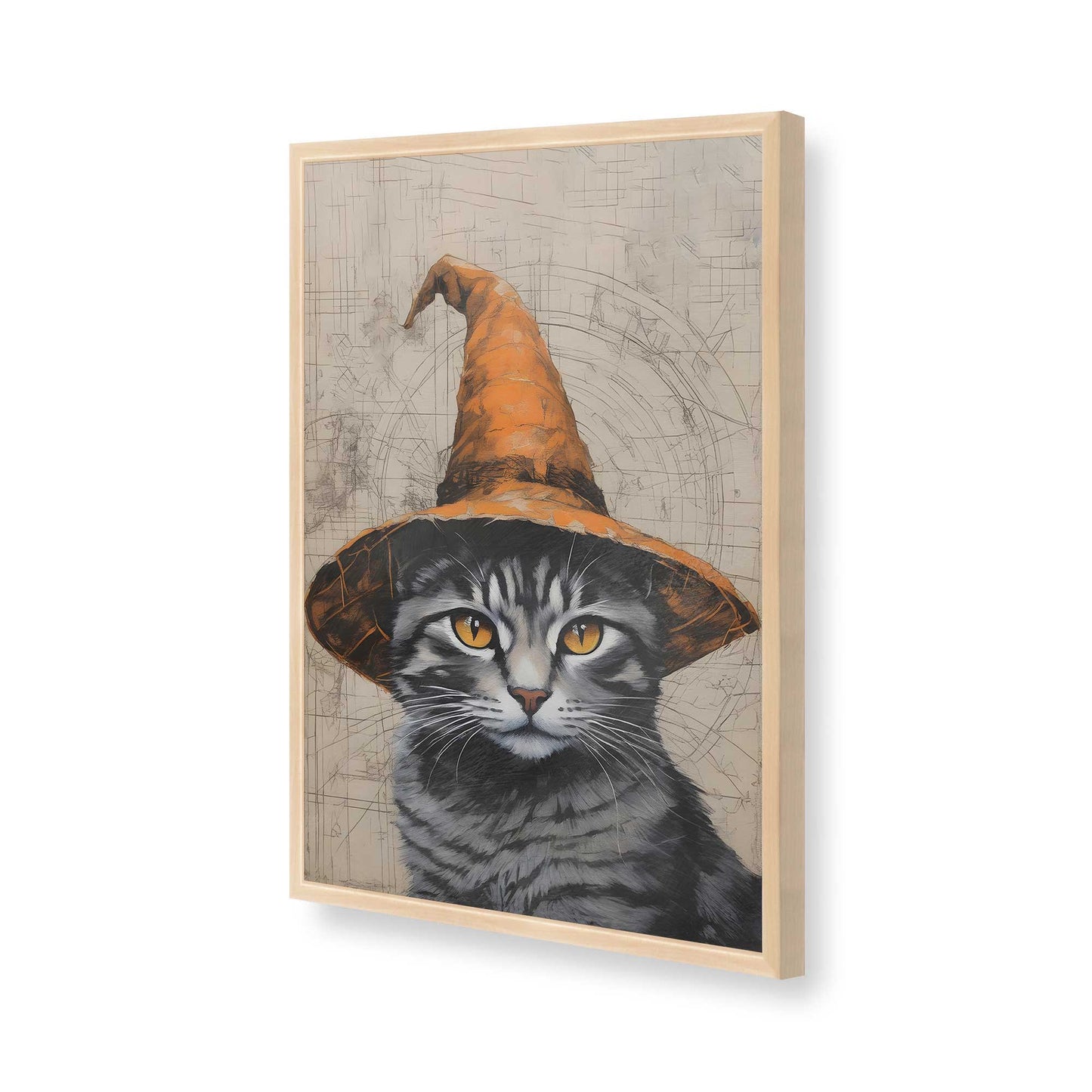 [Color:Raw Maple], Picture of art in a Raw Maple frame of the corner