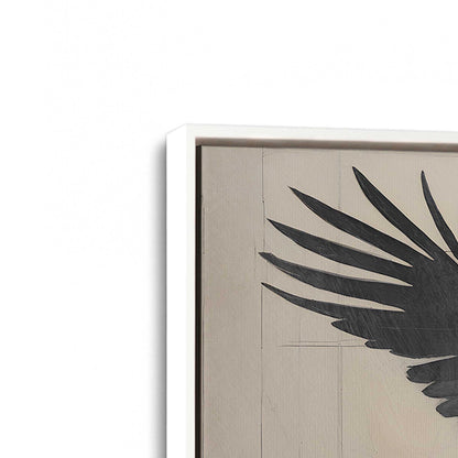 [Color:Opaque White], Picture of art in a White frame at an angle