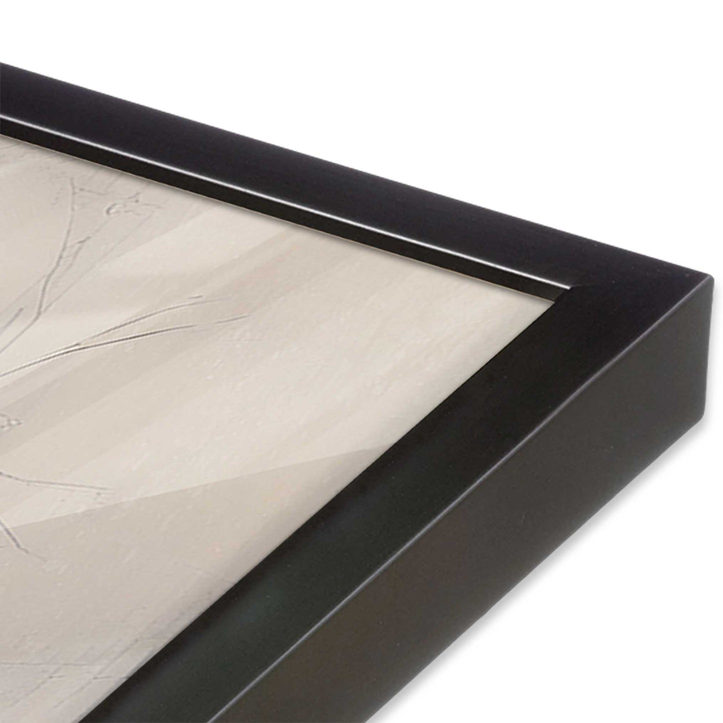 [Color:Weathered Zinc], Picture of art in a Weathered Zinc frame at an angle