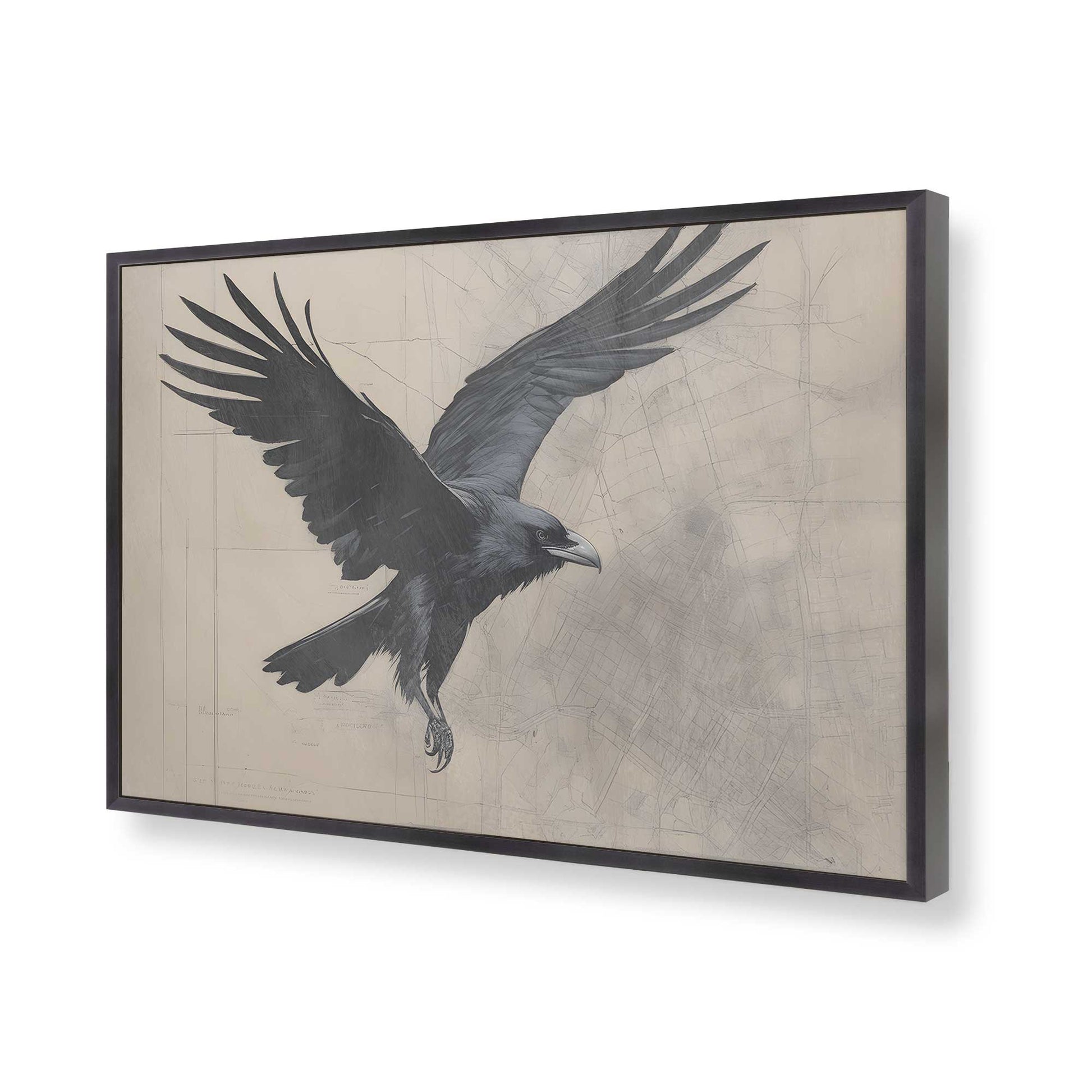 [Color:Weathered Zinc], Picture of art in a Weathered Zinc frame of the corner