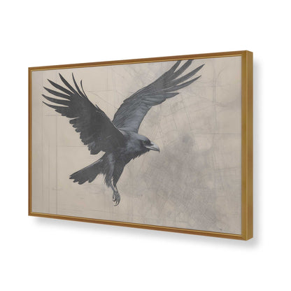 [Color:Polished Gold], Picture of art in a Polished Gold frame of the corner