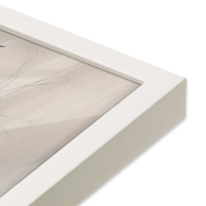 [Color:Opaque White], Picture of art in a Opaque White frame at an angle