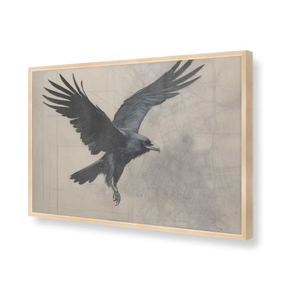 [Color:Raw Maple], Picture of art in a Raw Maple frame of the corner