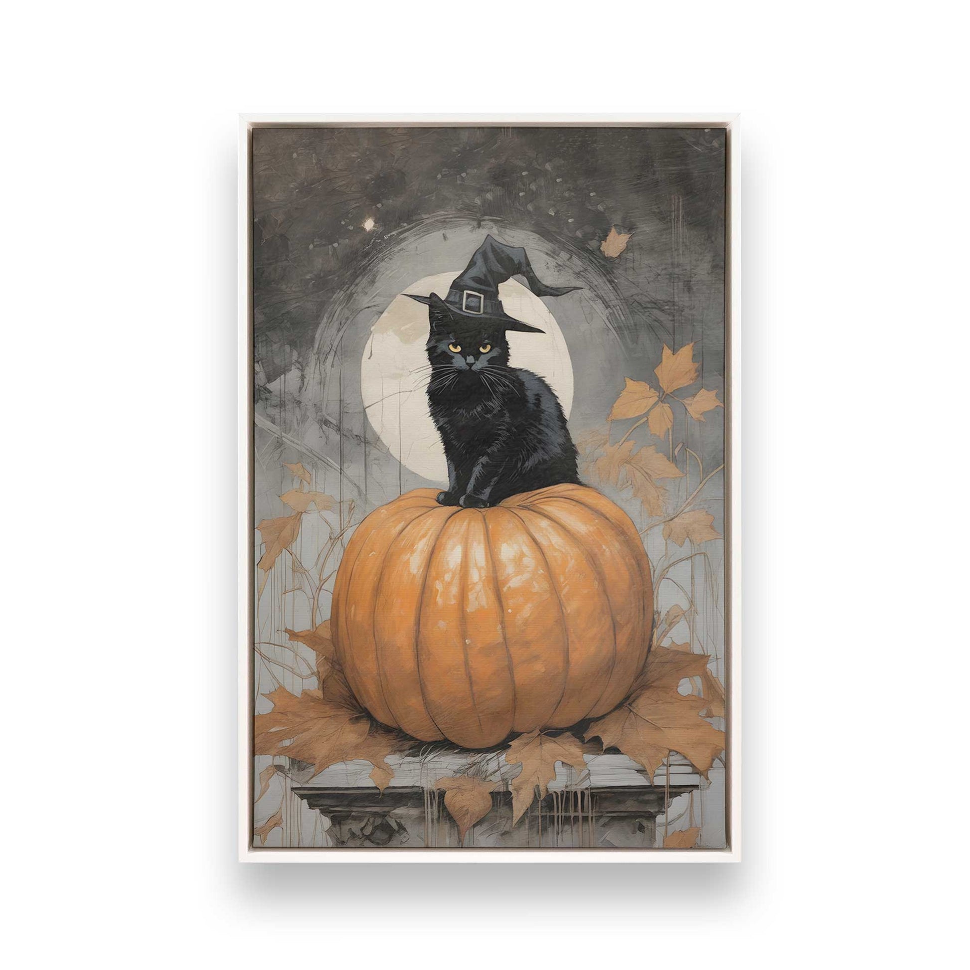 [Color:Opaque White], Picture of art in a White frame
