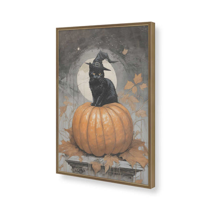 [Color:Brushed Gold], Picture of art in a Brushed Gold frame of the corner