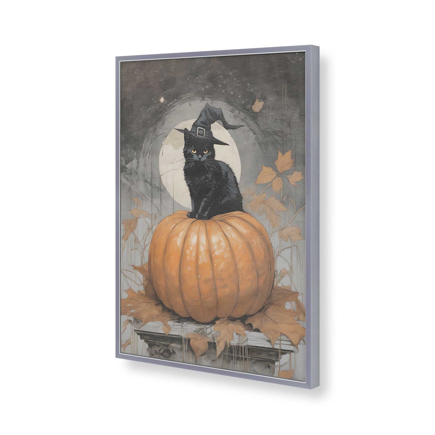 [Color:Polished Chrome], Picture of art in a Polished Chrome frame of the corner
