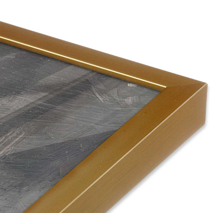 [Color:Polished Gold], Picture of art in a Polished Gold frame at an angle