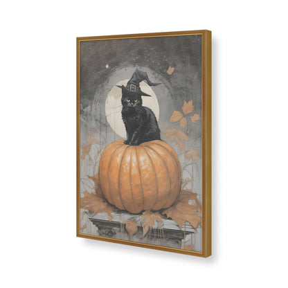 [Color:Polished Gold], Picture of art in a Polished Gold frame of the corner