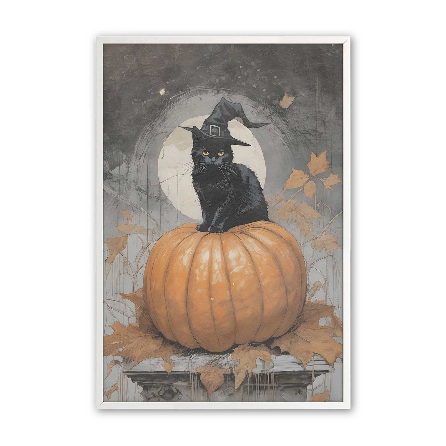 [Color:Opaque White], Picture of art in a Opaque White frame