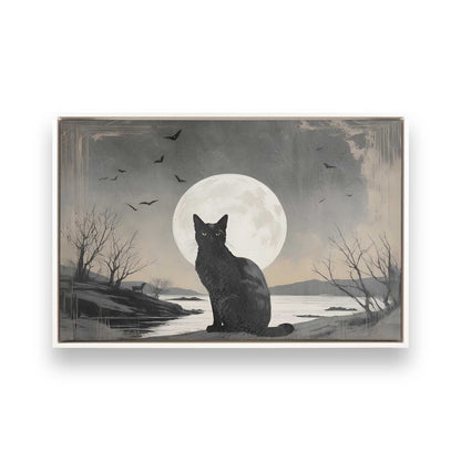 [Color:Opaque White], Picture of art in a White frame
