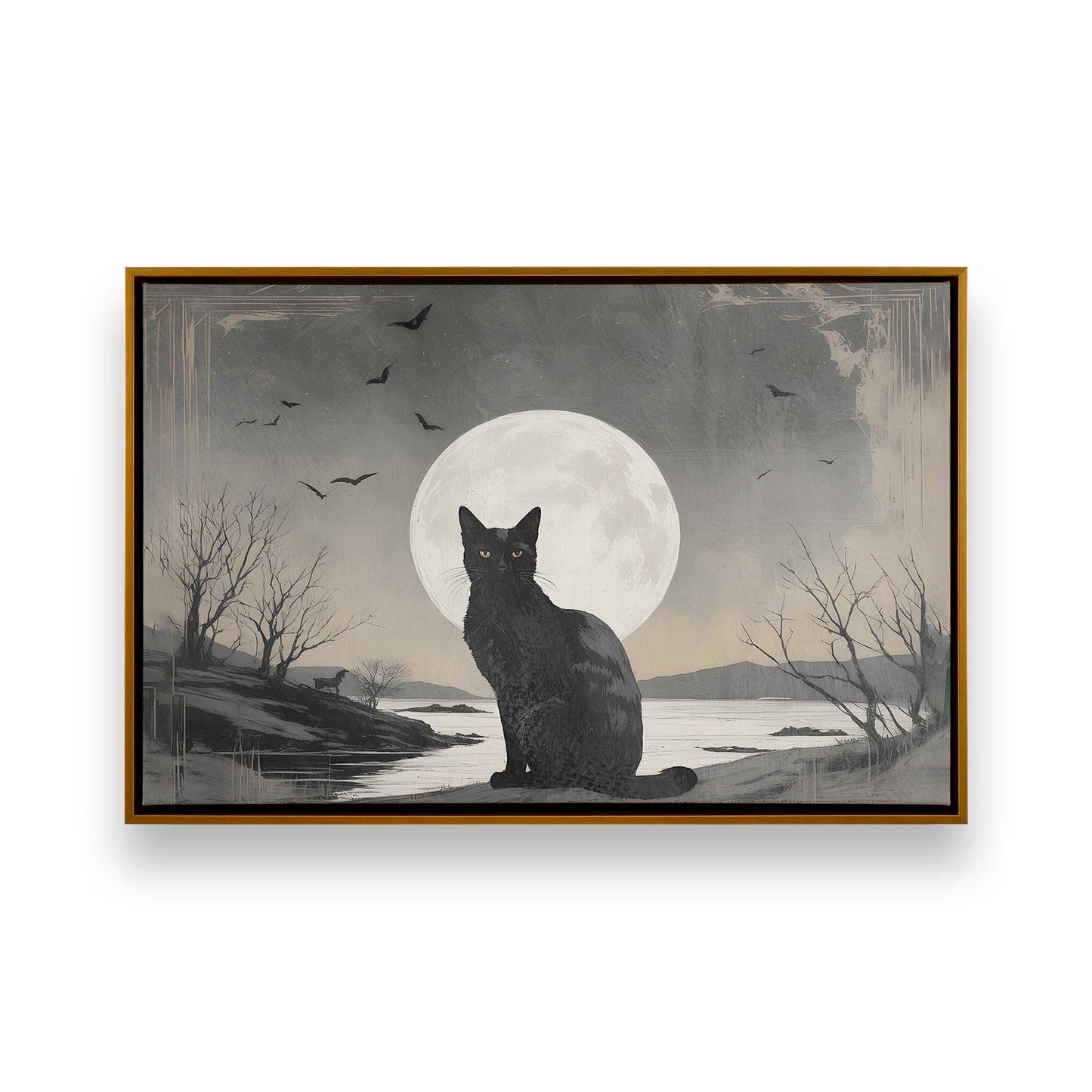 [Color:Polished Gold], Picture of art in a Polished Gold frame