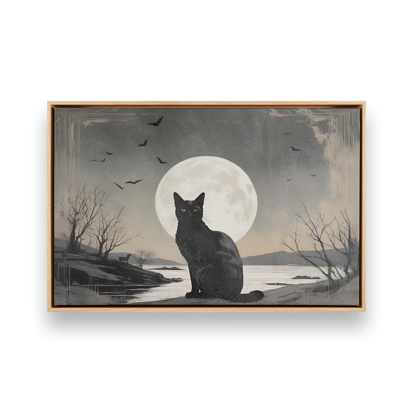 [Color:American Maple], Picture of art in a American Maple frame