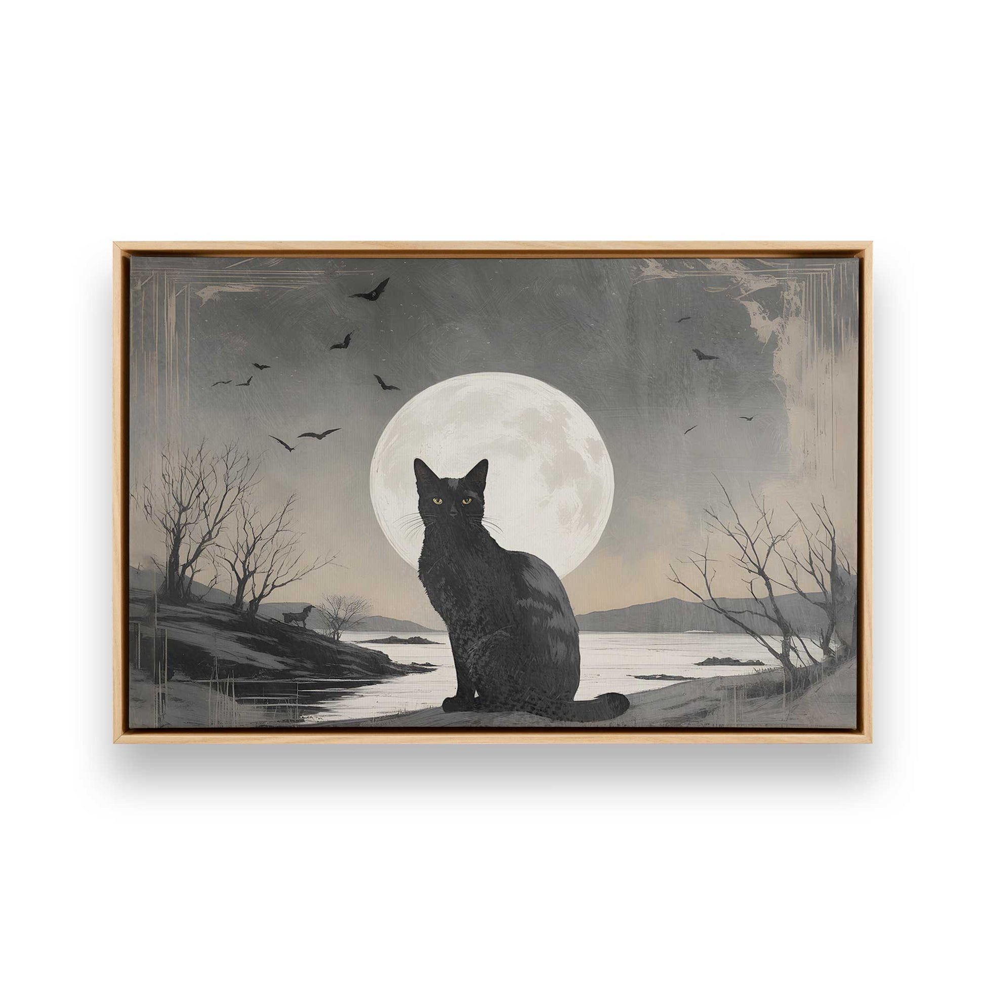 [Color:American Maple], Picture of art in a American Maple frame