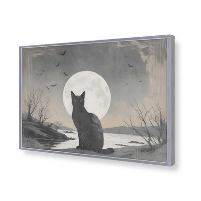 [Color:Polished Chrome], Picture of art in a Polished Chrome frame of the corner