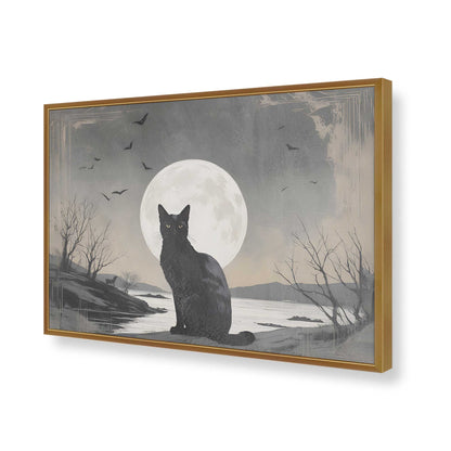 [Color:Polished Gold], Picture of art in a Polished Gold frame of the corner