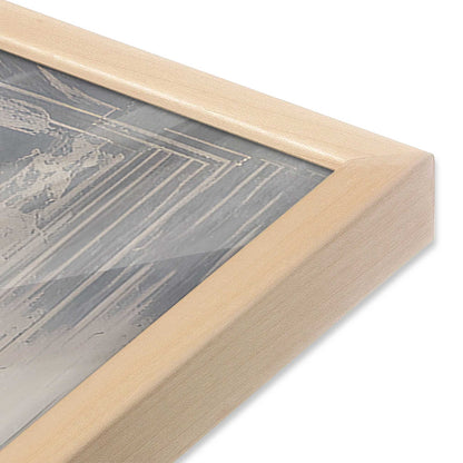 [Color:Raw Maple], Picture of art in a Raw Maple frame at an angle