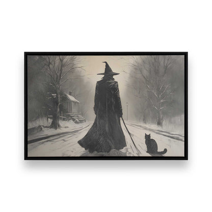 [Color:Satin Black], Picture of art in a Satin Black frame