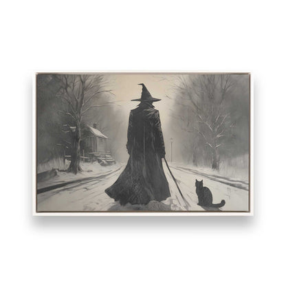 [Color:Opaque White], Picture of art in a White frame