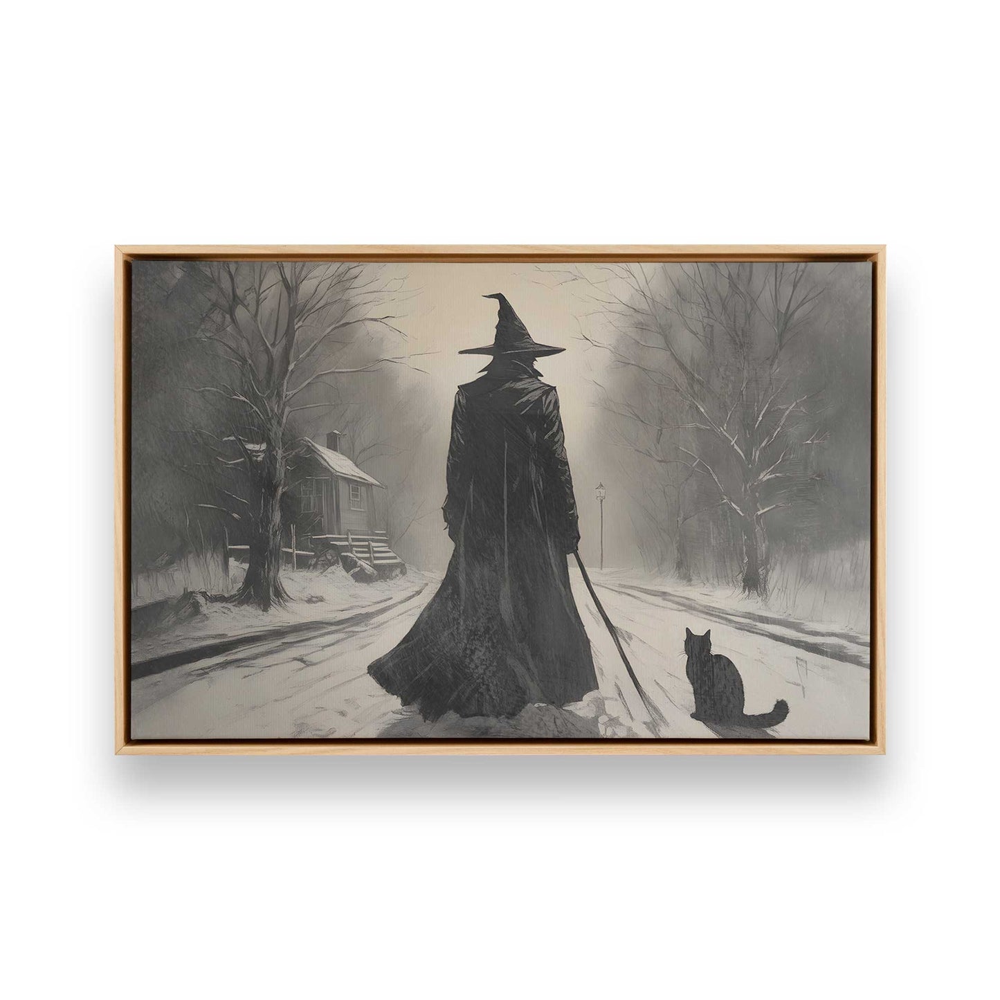 [Color:American Maple], Picture of art in a American Maple frame