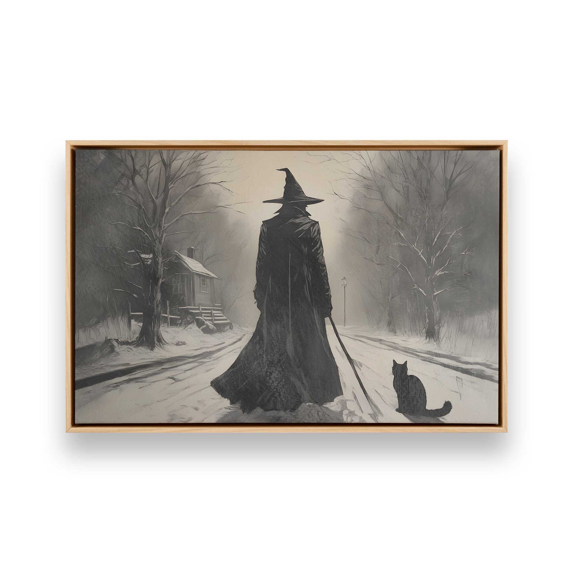 [Color:American Maple], Picture of art in a American Maple frame