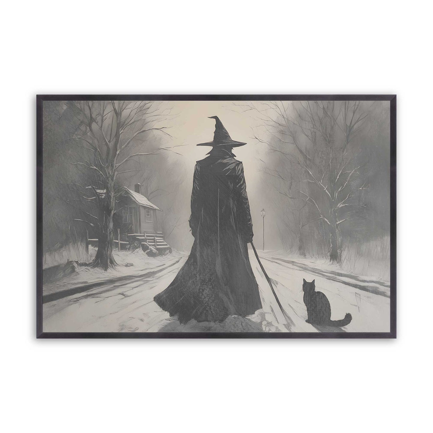 [Color:Weathered Zinc], Picture of art in a Weathered Zinc frame