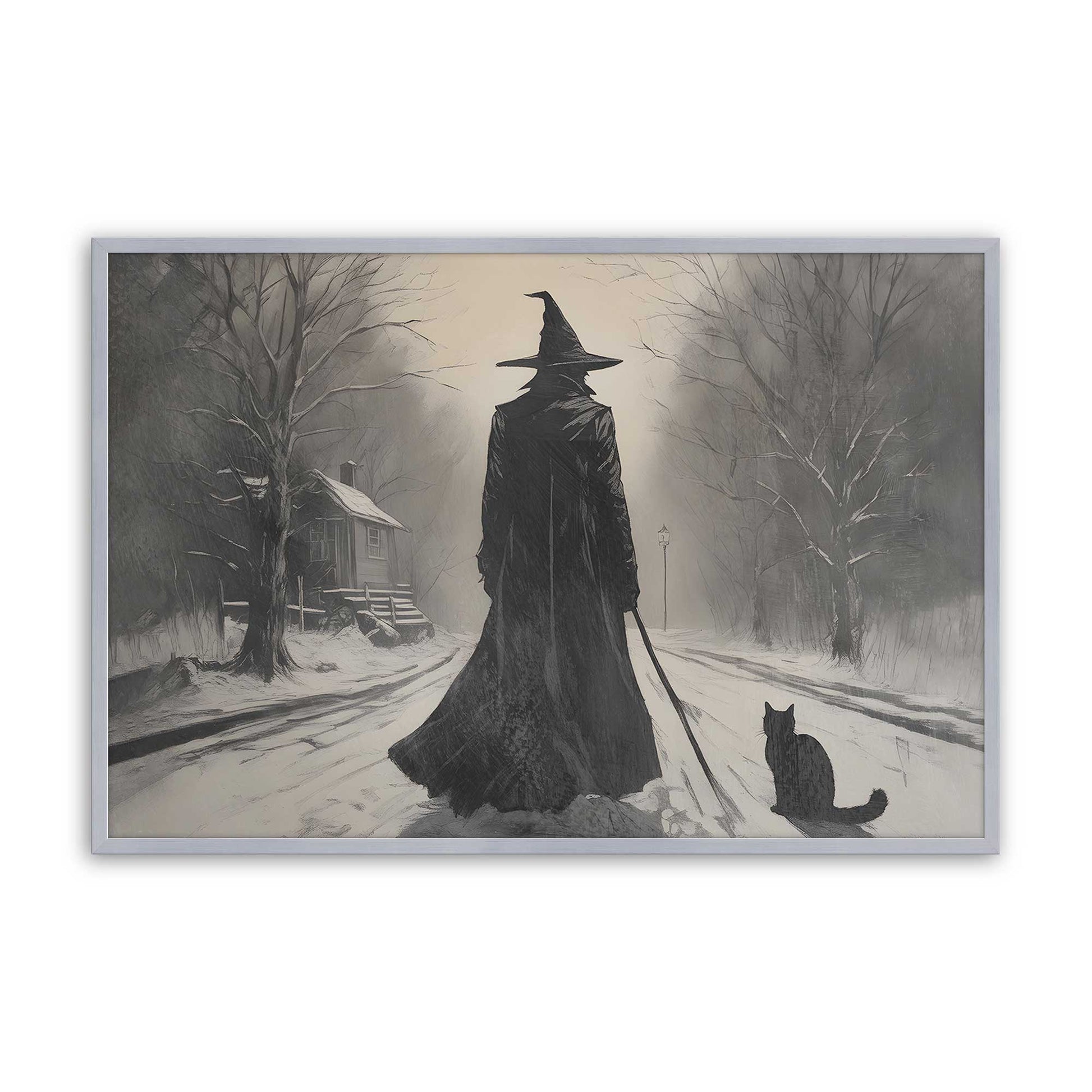 [Color:Polished Chrome], Picture of art in a Polished Chrome frame