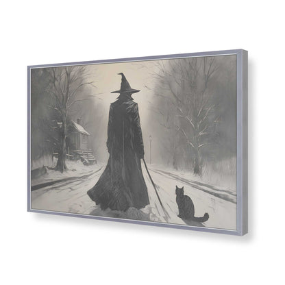 [Color:Polished Chrome], Picture of art in a Polished Chrome frame of the corner