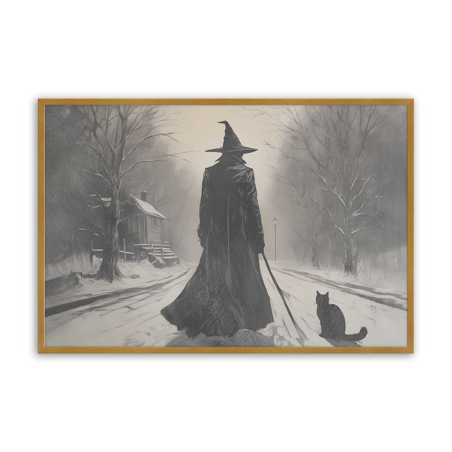 [Color:Polished Gold], Picture of art in a Polished Gold frame