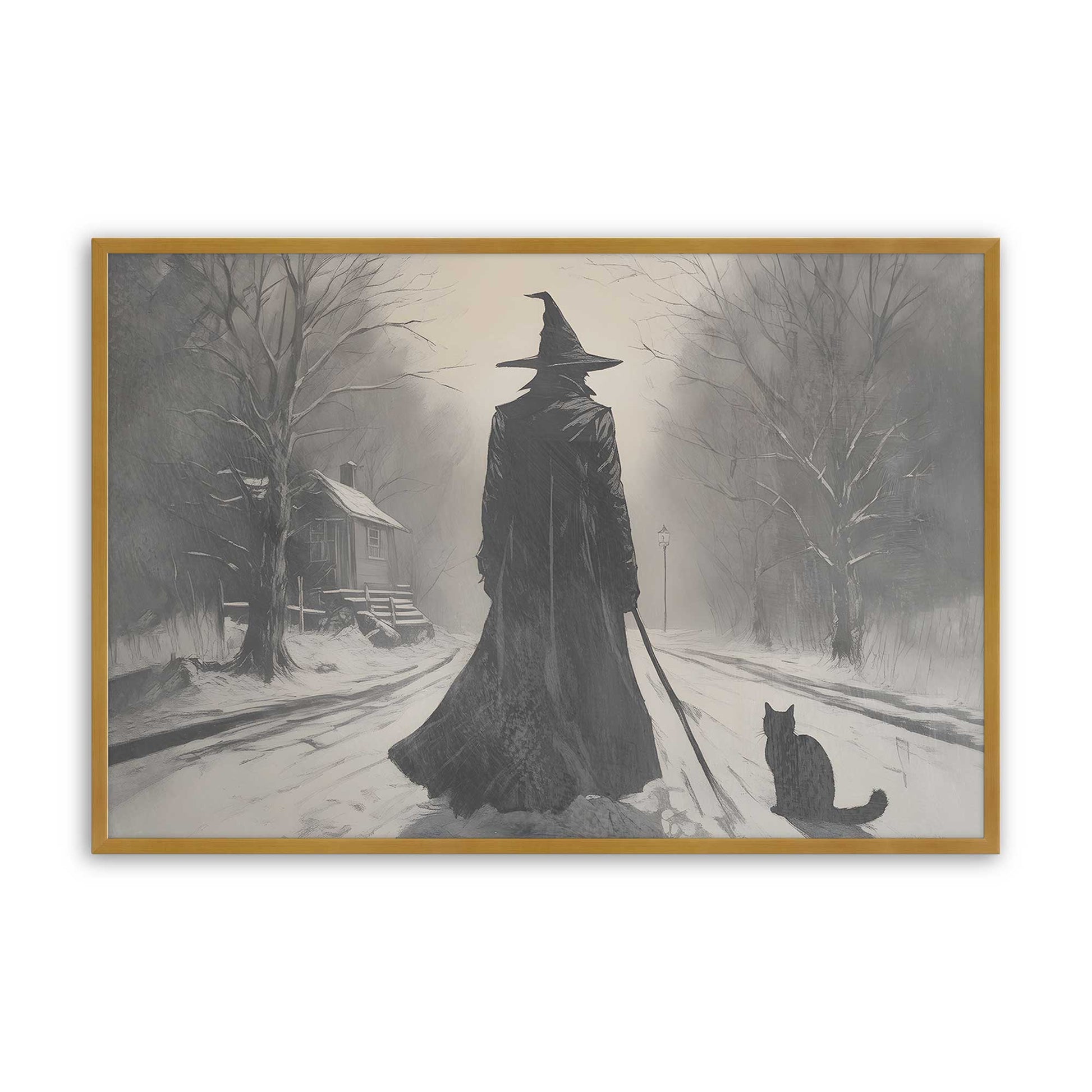 [Color:Polished Gold], Picture of art in a Polished Gold frame