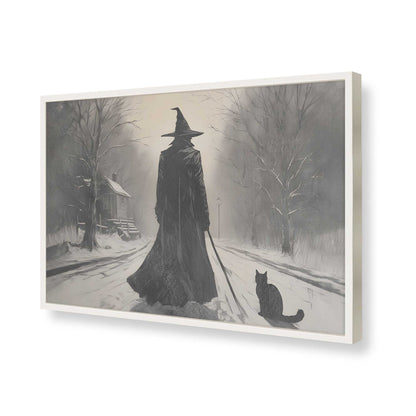 [Color:Opaque White], Picture of art in a Opaque White frame of the corner