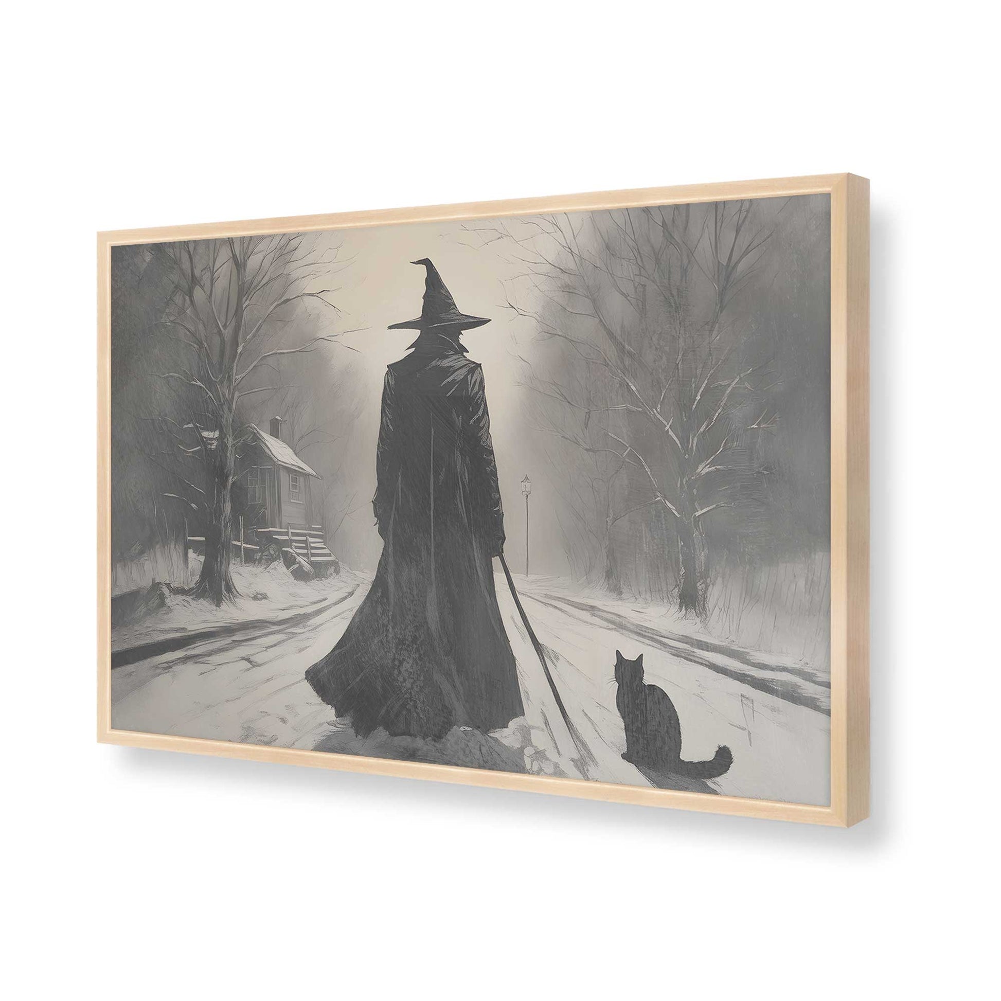 [Color:Raw Maple], Picture of art in a Raw Maple frame of the corner