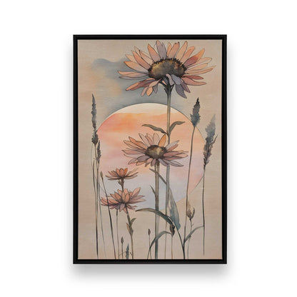 [Color:Satin Black], Picture of art in a Satin Black frame