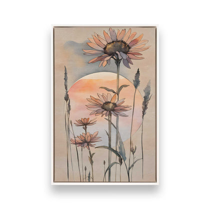 [Color:Opaque White], Picture of art in a White frame