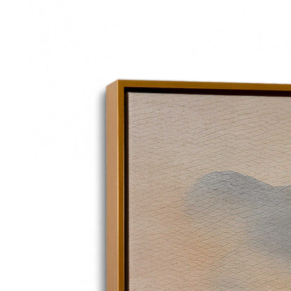 [Color:Polished Gold], Picture of art in a Polished Gold frame at an angle