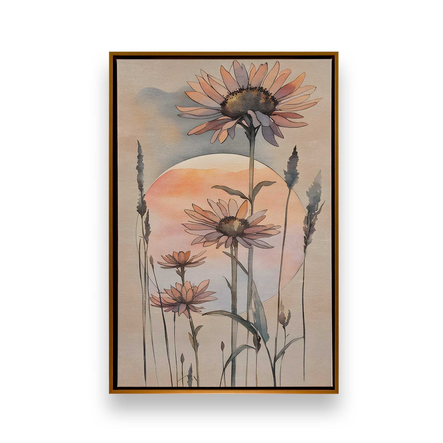 [Color:Polished Gold], Picture of art in a Polished Gold frame