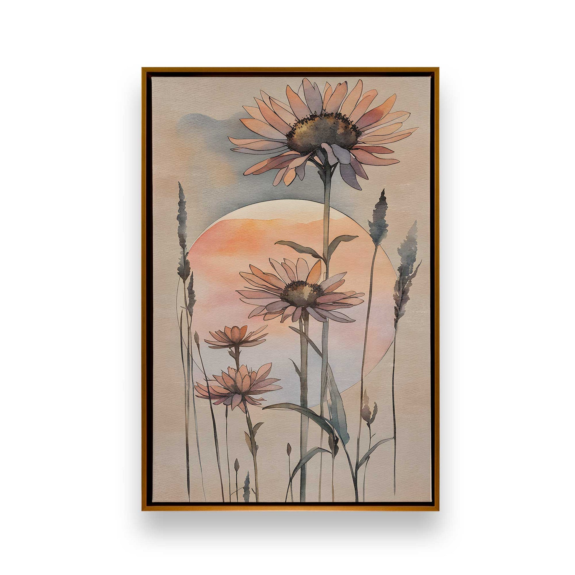 [Color:Polished Gold], Picture of art in a Polished Gold frame