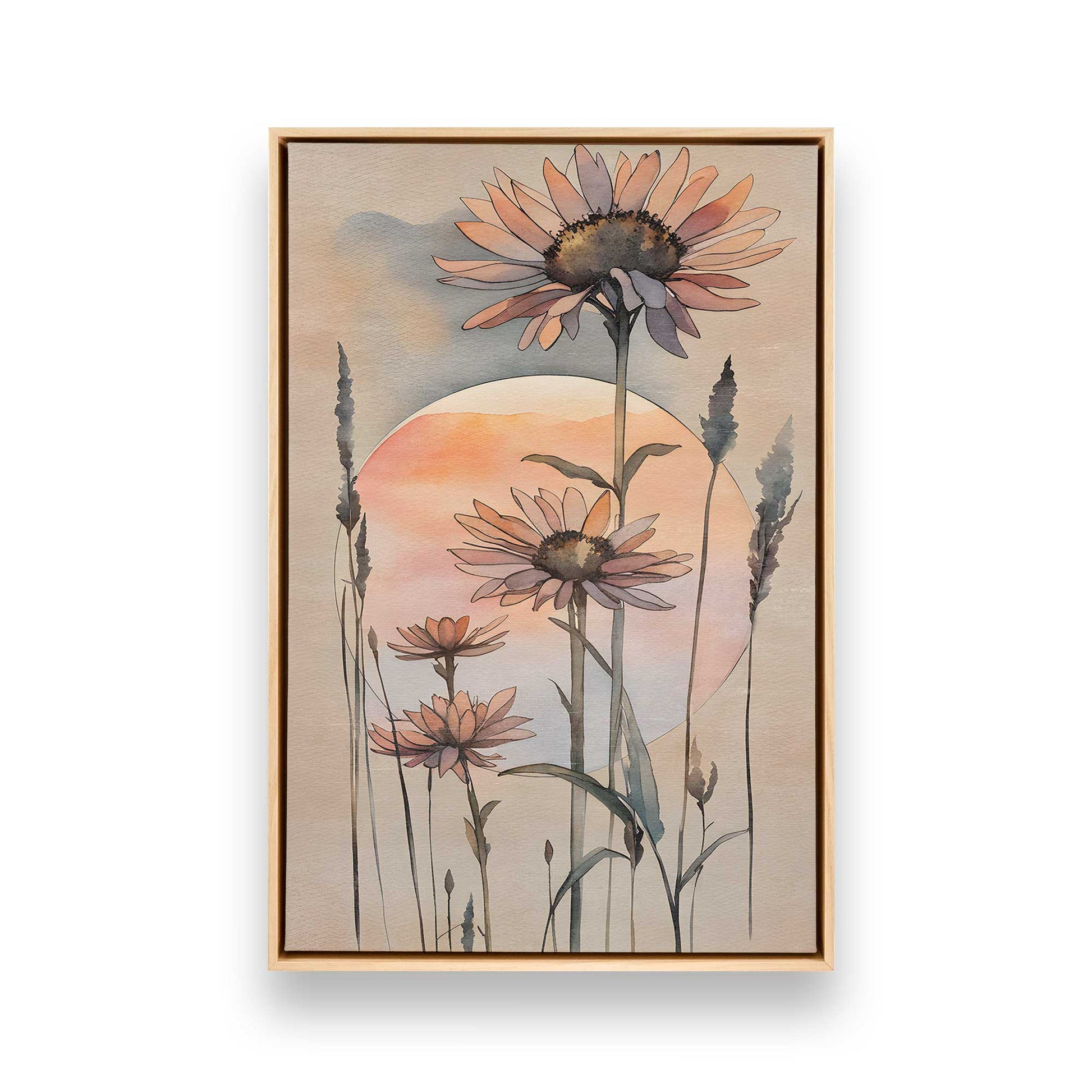 [Color:American Maple], Picture of art in a American Maple frame