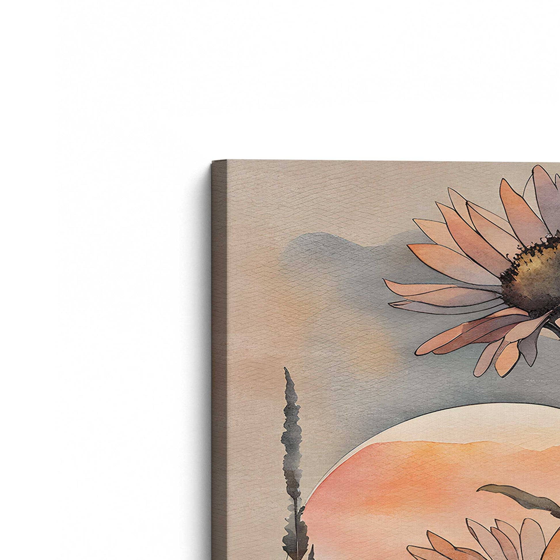 [Color:Stretched Canvas], Picture of the corner of the art