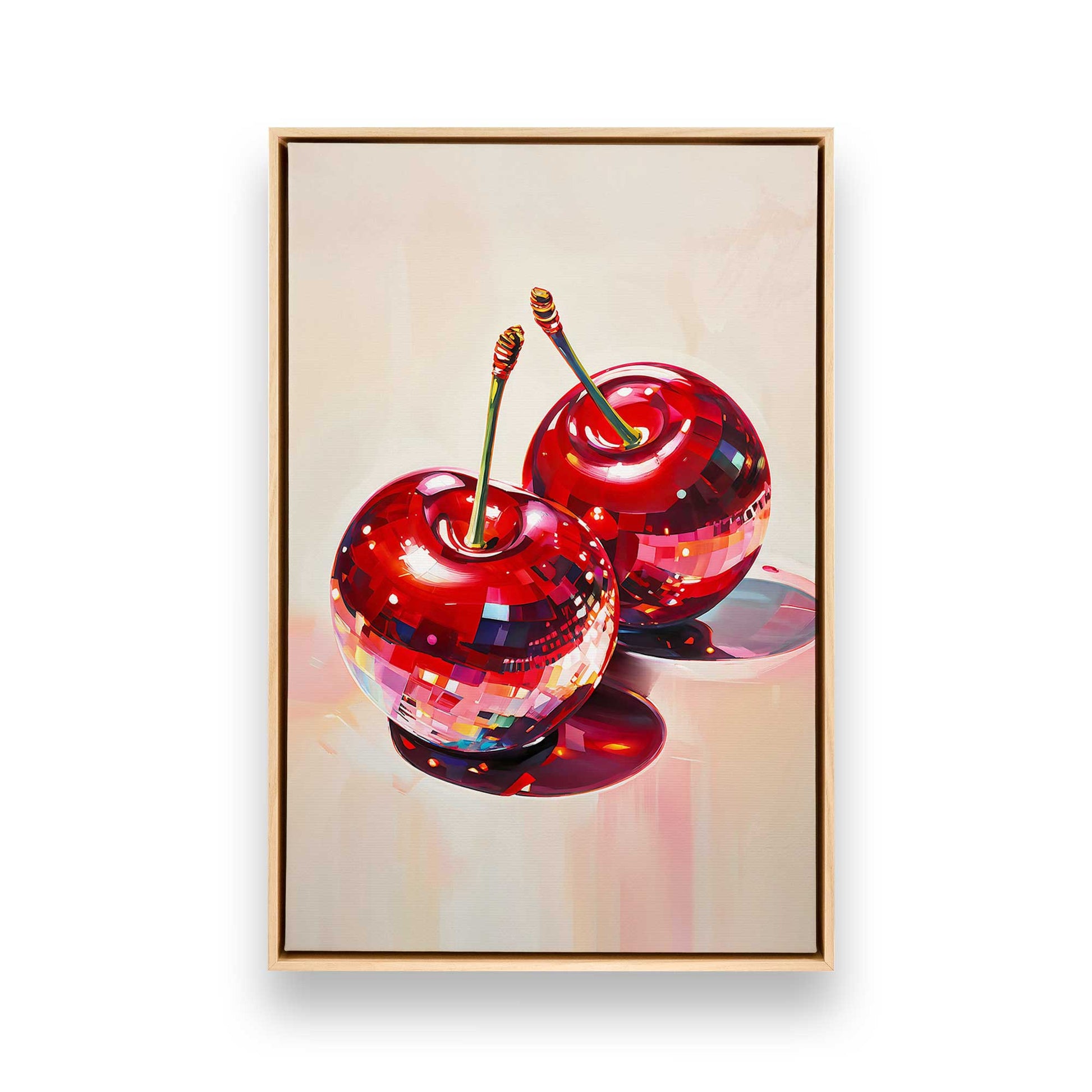 [Color:American Maple], Picture of art in a American Maple frame