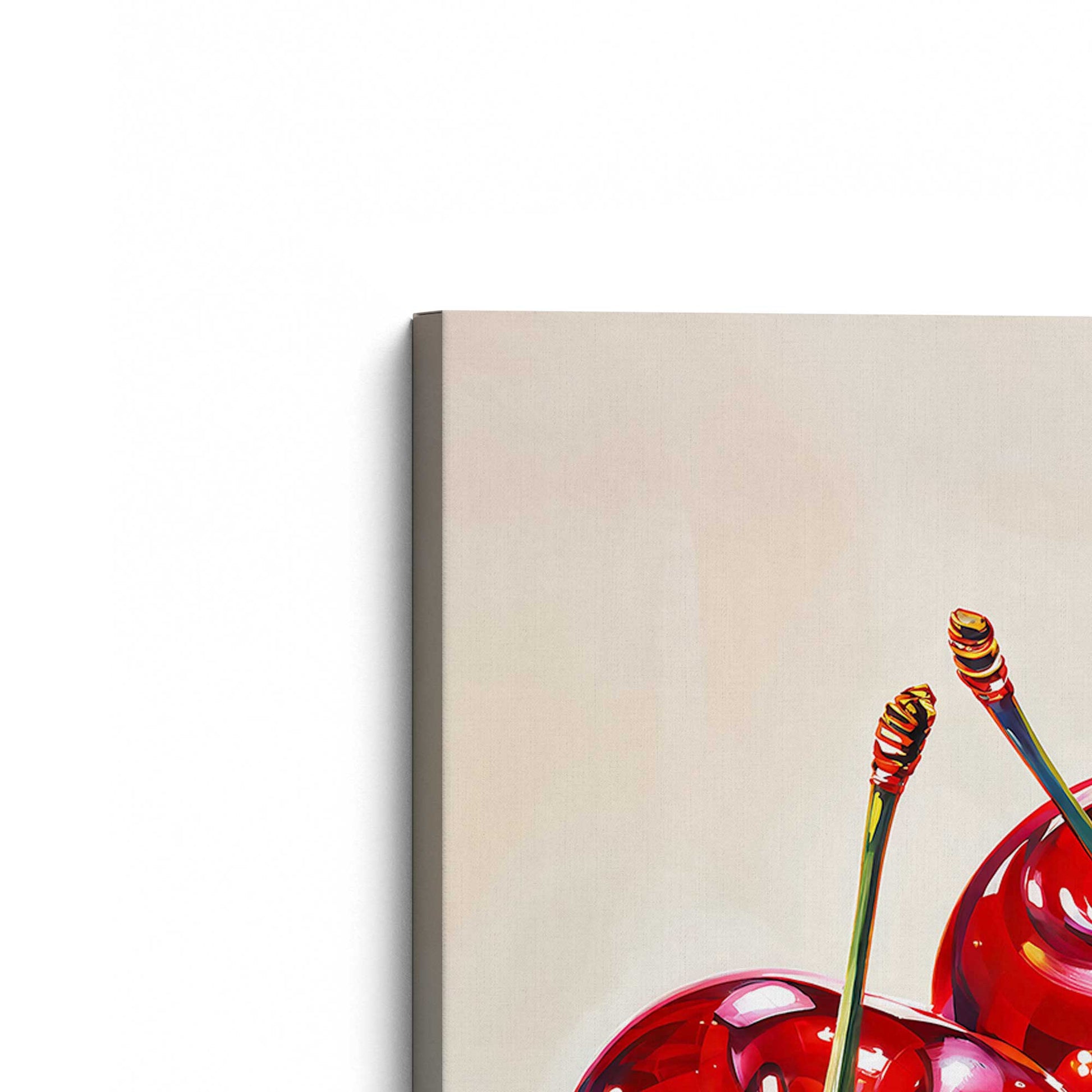 [Color:Stretched Canvas], Picture of the corner of the art