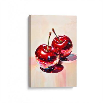 [Color:Stretched Canvas], Picture of art at an angle