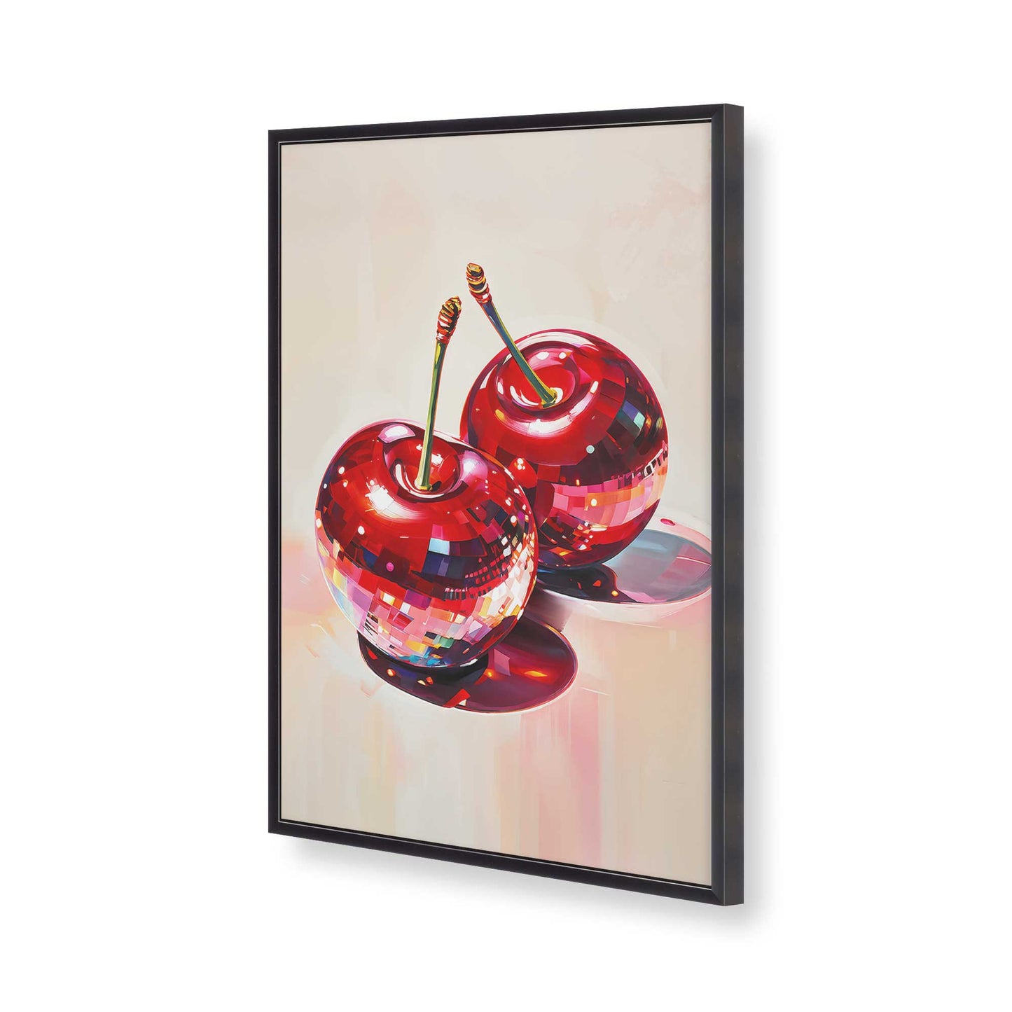 [Color:Weathered Zinc], Picture of art in a Weathered Zinc frame of the corner