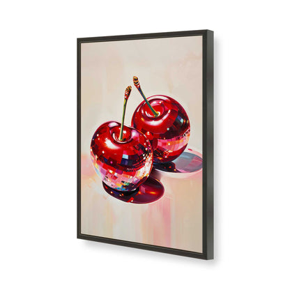 [Color:Satin Black], Picture of art in a Satin Black frame of the corner