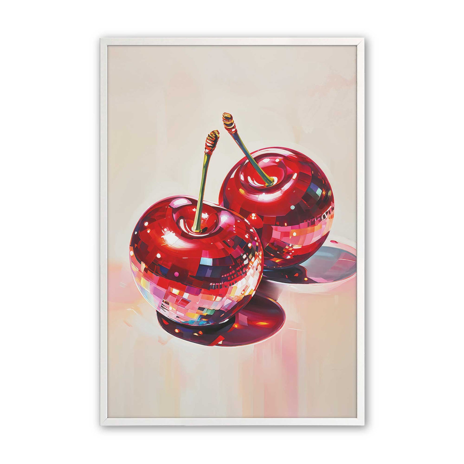 [Color:Opaque White], Picture of art in a Opaque White frame