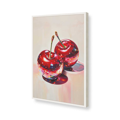 [Color:Opaque White], Picture of art in a Opaque White frame of the corner