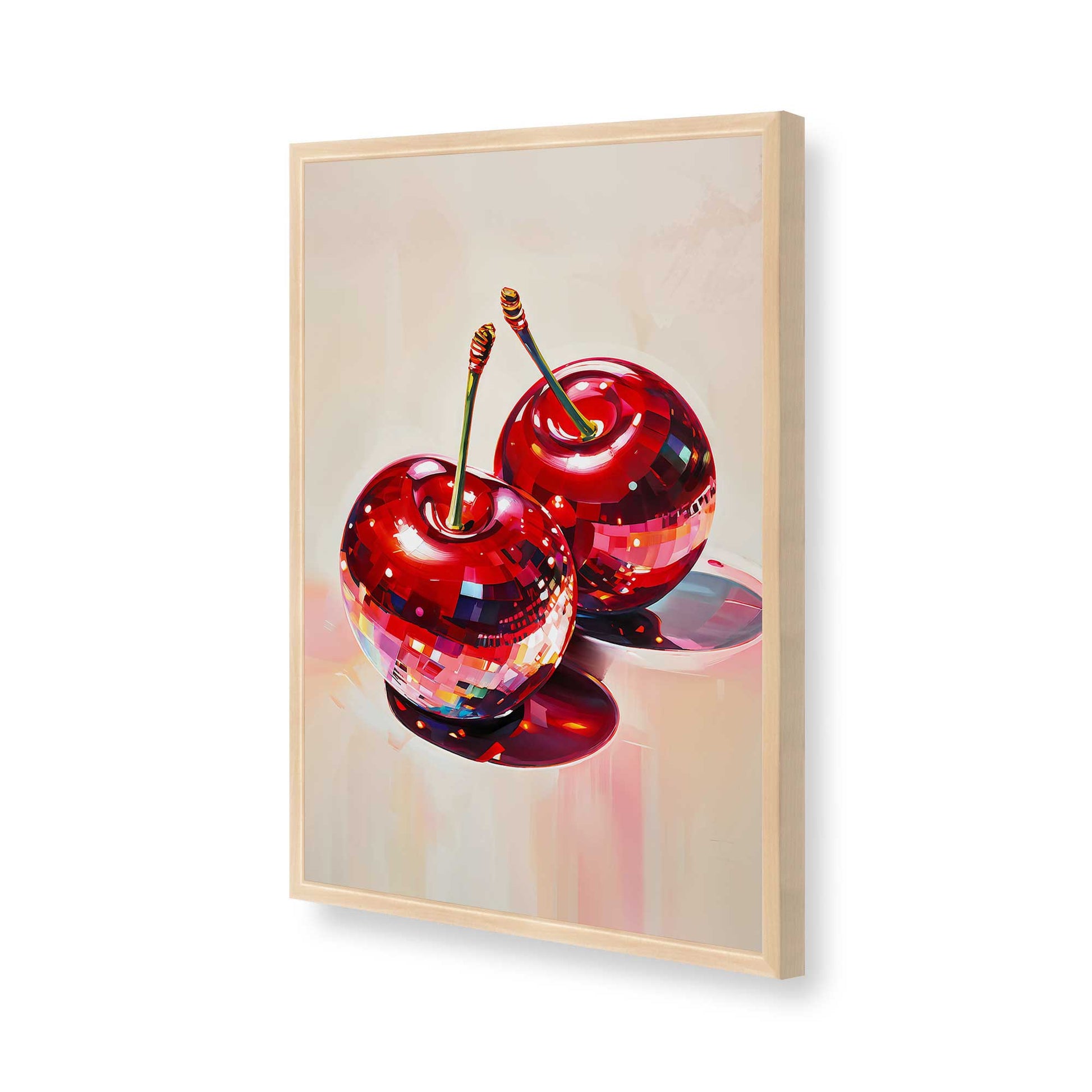 [Color:Raw Maple], Picture of art in a Raw Maple frame of the corner